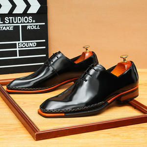 รองเท้าหนังแท้แบบสวมสำหรับผู้บริหารชาย พร้อมรองรับอุ้งเท้า ซับในกันเหงื่อ พื้นยางทนทานสำหรับการใช้งานเป็นเวลานาน - Product Image 4