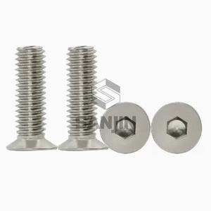 Tornillos Autorroscantes de Titanio GR2 Ti M3 X 6/8/10/12/15mm, <span class=keywords><strong>Cabeza</strong></span> Plana <span class=keywords><strong>Avellanada</strong></span>, Hexagonal <span class=keywords><strong>Allen</strong></span>, Zincados, Alta Calidad, Resistentes a la Corrosión, Personalizados - Product Image 6