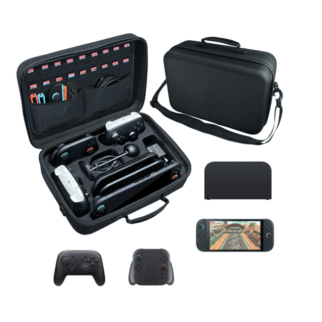All-in-One EVA Case for Nintendo Switch 2 Console Accessories Large Capacity Portable Storage Bag for Switch 2 Travel Carry Box