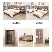 Ensemble de meubles modernes de luxe écologiques et robustes pour chambre à coucher, qualité 5 étoiles, commande centralisée, panneaux de particules de grade E1 E0, directement de l'usine