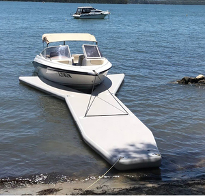 Quai gonflable de bateau de ponton en forme de Y quai de stationnement de bateau à moteur flottant - Product Image 5