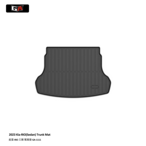 Alfombrilla de Maletero para Auto, Marca GA, Ecológica, de TPE, para <span class=keywords><strong>Kia</strong></span> Rio, Alfombrilla Trasera para Carga, OEM/ODM - Product Image 1