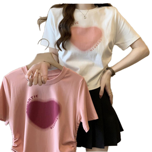 T-shirt basique à manches courtes, col rond, unisexe, imprimé patchwork, écologique, doux, décontracté, confortable, pour tous les jours - Product Image 1