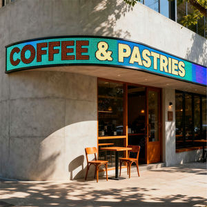 Panel <span class=keywords><strong>de</strong></span> Matriz LED RGB Programable Direccionable a Todo Color con Paso <span class=keywords><strong>de</strong></span> 2.5mm, para Uso en Interiores y Exteriores, para Tiendas Minoristas y Bancos - Product Image 1