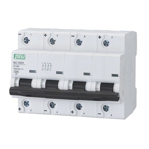 Interruptor Automático JIELI AC MCB <span class=keywords><strong>NC100H</strong></span> 1P/2P/3P/4P 230V/400V 10kA para Montaje en Riel - Product Image 3