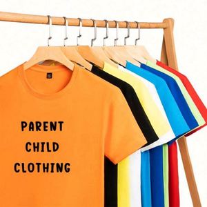 T-shirts personnalisés en coton 100% tricoté, col rond, poids lourd 200G, doux, pour adultes et enfants - Product Image 4