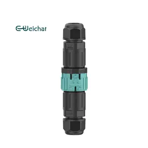 Levou macho fêmea Plug conector fêmea Dc Power Plug conector IP68 impermeável macho fêmea cabo conector para iluminação de paisagem