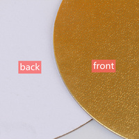 Plateau rond pour gâteau, blanc, argenté, doré, support jetable pour mariage, vente en gros, usine, décoration, cercle en carton