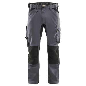 BLAKLADER - 175118329600C46 Pantalones artesanos con estiramiento Gris medio-PANTALONES DE TRABAJO EAN 7330509923436 PANTALONES DE TRABAJO VAQUERO - Product Image 1