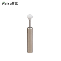 Amortisseur hydraulique à fermeture douce et silencieuse - Rebondisseur en acier inoxydable et plastique pour meubles de maison et couvercles de poubelles