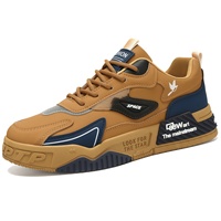 Nouveautés Chaussures décontractées polyvalentes et tendance à lacets, semelles épaisses antidérapantes, durables, respirantes et résistantes à l'usure