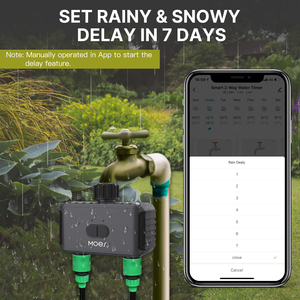 Inteligente Jardim Sprinkler Temporizador De Água por 2 Way Rain Delay Filter Washer Programável e Controlador De Irrigação Automática - Product Image 4