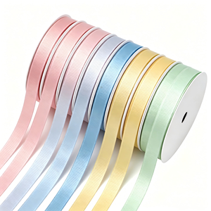 Cinta de grogrén multicolor en stock: aplicación versátil para manualidades DIY, adornos para el cabello de boutique y producción de accesorios de vestir. - Product Image 4