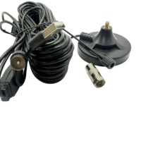 Antena de TV HD para Interiores y Exteriores, Receptor de Onda Terrestre, Sin Necesidad de Internet, para Áreas Urbanas y Rurales, con Cableado