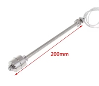 Capteur de niveau de liquide à flotteur en acier inoxydable pour réservoir, double flotteur à bille, capteurs de débit pour réservoir et piscine