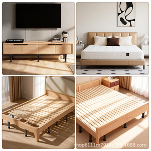Base de Cama Ajustable con Patas de Acero y Plástico, Diseño Minimalista, Fácil Instalación para Soporte y Fijación de Cama - Product Image 1