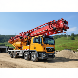 Pompe à béton Mercedes Actros d'occasion à flèche pleine longueur, équipement de construction - Product Image 3