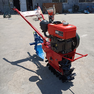 Multifunctional Gasoline Power Tiller Farm <b>Cultivator</b> Single Row Red Engine For Plowing And Soil Loosening - Product Image 4