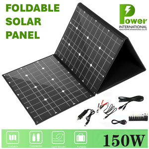 Panneaux solaires photovoltaïques monocristallins pliables portables de camping à haute efficacité bibo China Price, sortie USB 12V 200W - Product Image 2