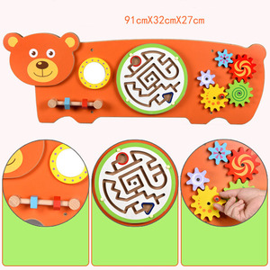 Tùy Chỉnh Trẻ Em Montessori Hội Đồng Quản Trị bận rộn Cho Tường Sáng Tạo Cảm Giác Tường Đồ Chơi Vui Hoạt Động Tường Hội Đồng Quản Trị bận rộn - Product Image 4