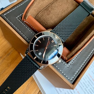 Reloj Mecánico <span class=keywords><strong>de</strong></span> Acero Inoxidable <span class=keywords><strong>de</strong></span> Lujo para Hombre, Serie Ocean, Bisel <span class=keywords><strong>de</strong></span> Cerámica, <span class=keywords><strong>Oro</strong></span> Rojo, Estilo Breitling - Product Image 3