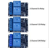 Module de relais 1, 2, 4, 6, 8 canaux DC 5V 12V 24V avec optocoupleur / déclenchement par niveau haut et bas pour Arduino Raspberry