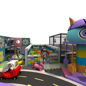 Parque Infantil Interior Temático de Alta Gama para Niños con Zona de Escalada y Tobogán, Castillo de Juegos Suave para Niños - Product Image 6