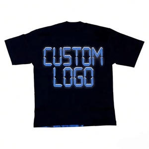 T-shirt unisexe personnalisé en coton 100% de haute qualité, 280 grammes, impression sérigraphique, coupe ample, vente en gros, OEM, ODM, marque privée - Product Image 3