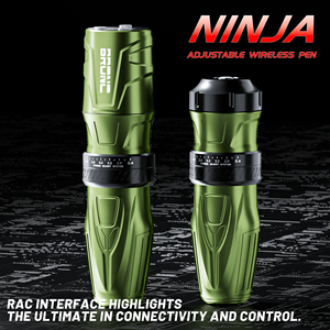 Máquina <span class=keywords><strong>de</strong></span> Tatuar Bronc <span class=keywords><strong>NINJA</strong></span> para Motor <span class=keywords><strong>de</strong></span> Aleación <span class=keywords><strong>de</strong></span> Aluminio, 11000 rpm, Batería <span class=keywords><strong>de</strong></span> Alta Capacidad <span class=keywords><strong>de</strong></span> 2100 mAh, Inalámbrica, Carrera Ajustable - Product Image 3