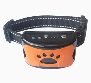Лучшие продажи автоматические многоцветные водонепроницаемые голосовые активируемые аккумуляторные электрические ошейники для собак