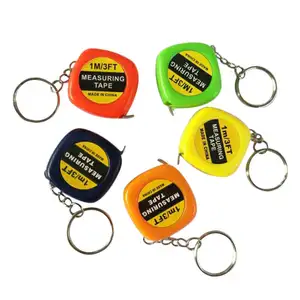 Small Tape Measure 1M Mini Portable Easy Retractable Ruler Professional Digital Tape Measure Metric Pull Ruler Keychain 1m/3ft