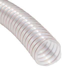 Pu Steel Wire Flexible Hose 25mm-600mm Anti Static Flame Retardant For Material Conveying - Product Image 2
