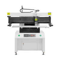 Máquina impresora de pasta de soldadura semiautomática SMT, nueva mesa de serigrafía PCBA, plantilla LED, Motor de línea de impresión de un solo Color