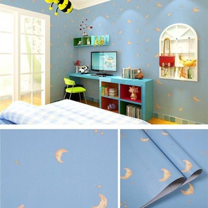 <span class=keywords><strong>Papier</strong></span> peint auto-adhésif rayé amovible - Imperméable, résistant à l'humidité, antidérapant pour la chambre des bébés et des enfants - Product Image 3