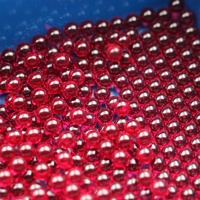 Batu Permata Lepas Berkualitas Tinggi Grosir Bentuk Bola Halus 3mm 4mm 5mm 6mm 5 #   Manik-manik Bulat Korundum Sintetis Ruby