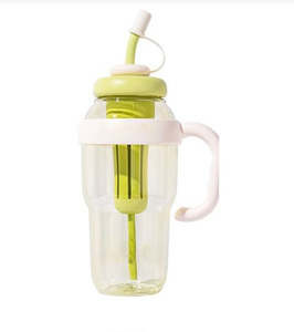2026 Top Seller Large 1300 ML Sport Camping Water Kettle Cute Belly Water Cup for Kids <b>Plastic</b> Summer <b>Drinking</b> <b>Straw</b> Bottle - Product Image 5