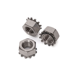 Steeltreks Outils et quincaillerie, Écrous, Nouveauté en gros, Écrous hexagonaux dentelés en acier inoxydable 304, <span class=keywords><strong>Rondelle</strong></span> de serrage, Joint, Écrous de verrouillage de type K - Product Image 2