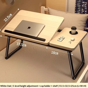 Comoda Scrivania da Letto, <span class=keywords><strong>Tavolo</strong></span> Pieghevole da Pranzo, Credenza di Lusso Curva e Liscia per Studio - Product Image 6