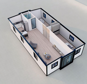Contenedor de Oficina Desmontable de 20 pies/40 pies, Casa Modular Premium, Mini Casa de Acero - Product Image 6