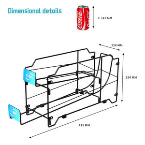 Supermarché Cola Présentoir Organisateur de canettes de soda Logo personnalisé Présentoir pour canettes de boisson - Product Image 5