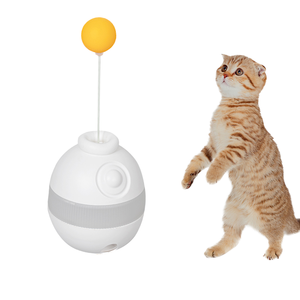 Diskon besar mainan pemberi makan lambat hewan peliharaan Dispenser perawatan tahan bocor untuk kucing & anjing, latihan kecerdasan interaktif bola goyang - Product Image 1