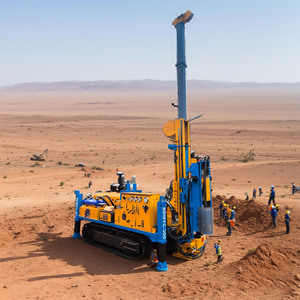 Plataforma de Perforación Rotatoria sobre Orugas Totalmente Hidráulica con Motor Diésel, Bomba de <span class=keywords><strong>Aire</strong></span> Nueva, Precio de Fábrica - Product Image 1