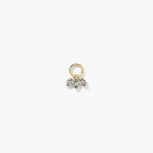 Pendentif et breloque en diamant marquise simple ou triple - Product Image 1