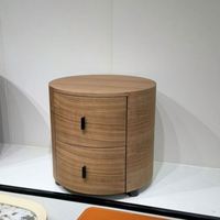 Elegante y Funcional Mesita de Noche Moderna y Atemporal de Estilo Inglés en Madera Negra con Cajón, Diseño Clásico, Duradera, para Uso en Hoteles