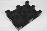 Plateau en plastique robuste empilables, neuf pieds, produit de fabrication, palette à usage unique, vente en gros