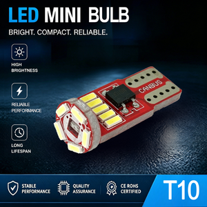 <span class=keywords><strong>Bombilla</strong></span> LED T10 para Interior de Coche, CANBUS Súper Brillante, 5730SMD, 2 Leds, DC12V, 7000-8000K, Aluminio, Universal para Coche - Product Image 3
