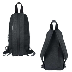 Men Anti-Theft 2 in 1 Shoulder Backpack Chest Sling Bag Combo <b>Lock</b> Crossbody Sling Bag for Men Women - Product Image 3