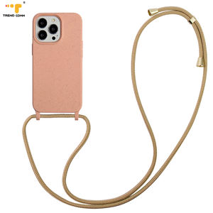 Étuis de téléphone portable Trendcomm <span class=keywords><strong>avec</strong></span> <span class=keywords><strong>cordon</strong></span> tour de cou et dragonne pour <span class=keywords><strong>iPhone</strong></span> <span class=keywords><strong>13</strong></span>/14/15/16/17 Pro, en TPU souple antichoc, style urbain - Product Image 1