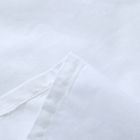 Ensemble de literie de luxe pour hôtel, 100% coton, housse de couette, drap plat, taie d'oreiller, linge de lit commercial