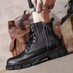 Bottes Martin Confortables et Chaudes à Tige Haute pour Hommes – Style Décontracté, Antidérapantes, Grandes Tailles – Vente en Gros - Product Image 6